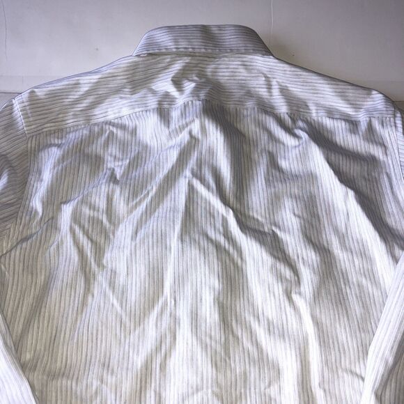 Banana republic men’s non-iron tailored slim fit Striped shirt size medium - Picture 9 of 16